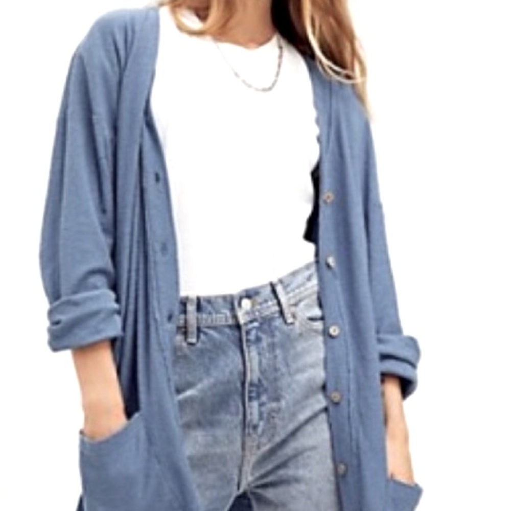 Free People Beach Take A Walk Lightweight Cardigan